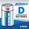 imageACDelco 24Count D Batteries Maximum Power Super Alkaline Battery 7Year Shelf Life Reclosable Packaging8 Count Pack of 1