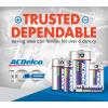 imageACDelco 24Count D Batteries Maximum Power Super Alkaline Battery 7Year Shelf Life Reclosable Packaging8 Count Pack of 1