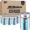 imageACDelco 24Count D Batteries Maximum Power Super Alkaline Battery 7Year Shelf Life Reclosable Packaging8 Count Pack of 1