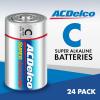 imageACDelco 24Count D Batteries Maximum Power Super Alkaline Battery 7Year Shelf Life Reclosable PackagingC  24 Count