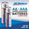 imageACDelco AA and AAA 48Count Combo Pack Super Alkaline Batteries 24Count Each 10Year Shelf Life Recloseable PackagingAA and AAA 48Count