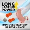 imagePowermax Size 13 Hearing Aid Batteries 60 Count LongLasting Battery Pack Orange Long Tab for Easy ChangeSize 13  60 Count