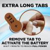 imagePowermax Size 312 Hearing Aid Batteries 60 Count LongLasting Battery Pack Brown Long Tab for Easy Change312  120 Count