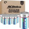 imageACDelco 24Count D Batteries Maximum Power Super Alkaline Battery 7Year Shelf Life Reclosable Packaging8 Count Pack of 1