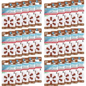 imagePowermax Size 312 Hearing Aid Batteries 60 Count LongLasting Battery Pack Brown Long Tab for Easy Change312  180 Count