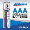 imageACDelco 48Count AAA Batteries Maximum Power Super Alkaline Battery 10Year Shelf Life Reclosable Packaging200 Count Pack of 1