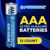 imagePowermax 100Count Triple AAA Batteries Ultra Long Lasting Alkaline Battery 10Year Shelf Life Reclosable PackagingAAA  12 Count