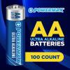 imagePowermax 48Count Double AA Batteries Ultra Long Lasting Alkaline Battery 10Year Shelf Life Reclosable PackagingAA  100 Count