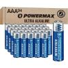 imagePowermax 100Count Triple AAA Batteries Ultra Long Lasting Alkaline Battery 10Year Shelf Life Reclosable PackagingAAA  24 Count