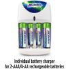 imagePowermax ACDelco Rechargeable Batteries 4 Double AA and 4 Triple AAA InstaUse Battery Pack Precharged2 AA with Charger