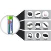 imagePowermax ACDelco Rechargeable Batteries 4 Double AA and 4 Triple AAA InstaUse Battery Pack Precharged2 AA with Charger