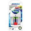 imagePowermax ACDelco Rechargeable Batteries 4 Double AA and 4 Triple AAA InstaUse Battery Pack Precharged2 AA with Charger