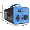 imagePowermax Portable Power Station 230Wh Solar Powered Generator with Dual Fan Cooling Backup Power Supply for Outdoor Camping and Emergency