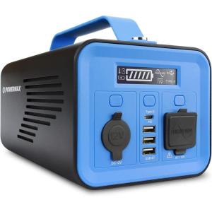imagePowermax Portable Power Station 230Wh Solar Powered Generator with Dual Fan Cooling Backup Power Supply for Outdoor Camping and Emergency