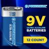 imagePowermax 8Count 9V Batteries Ultra Long Lasting Alkaline Battery 7Year Shelf Life Reclosable Packaging9V  12 Count