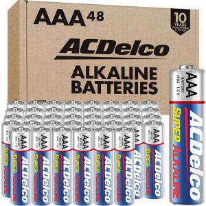 imageACDelco 24Count Triple AAA Batteries Maximum Power Super Alkaline Battery 10Year Shelf LifeAAA48 Count