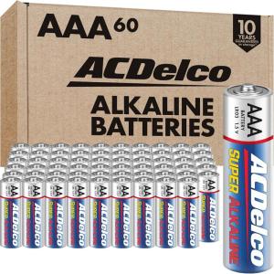 imageACDelco 24Count Triple AAA Batteries Maximum Power Super Alkaline Battery 10Year Shelf LifeAAA60 Count